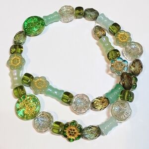 Glass Bead Variety Strand Jewelry Making